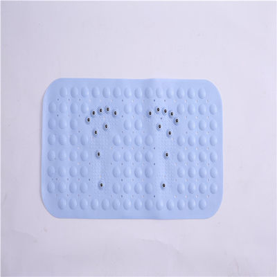 Eco Friendly ISO9001 Washable Bath Rugs PVC Shower Mat